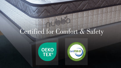 Nubba Deluxe 10, 12 & 14 - Inch Hybrid Mattress - Direct From Factory