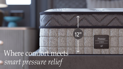 Nubba Deluxe 10, 12 & 14 - Inch Hybrid Mattress - Direct From Factory