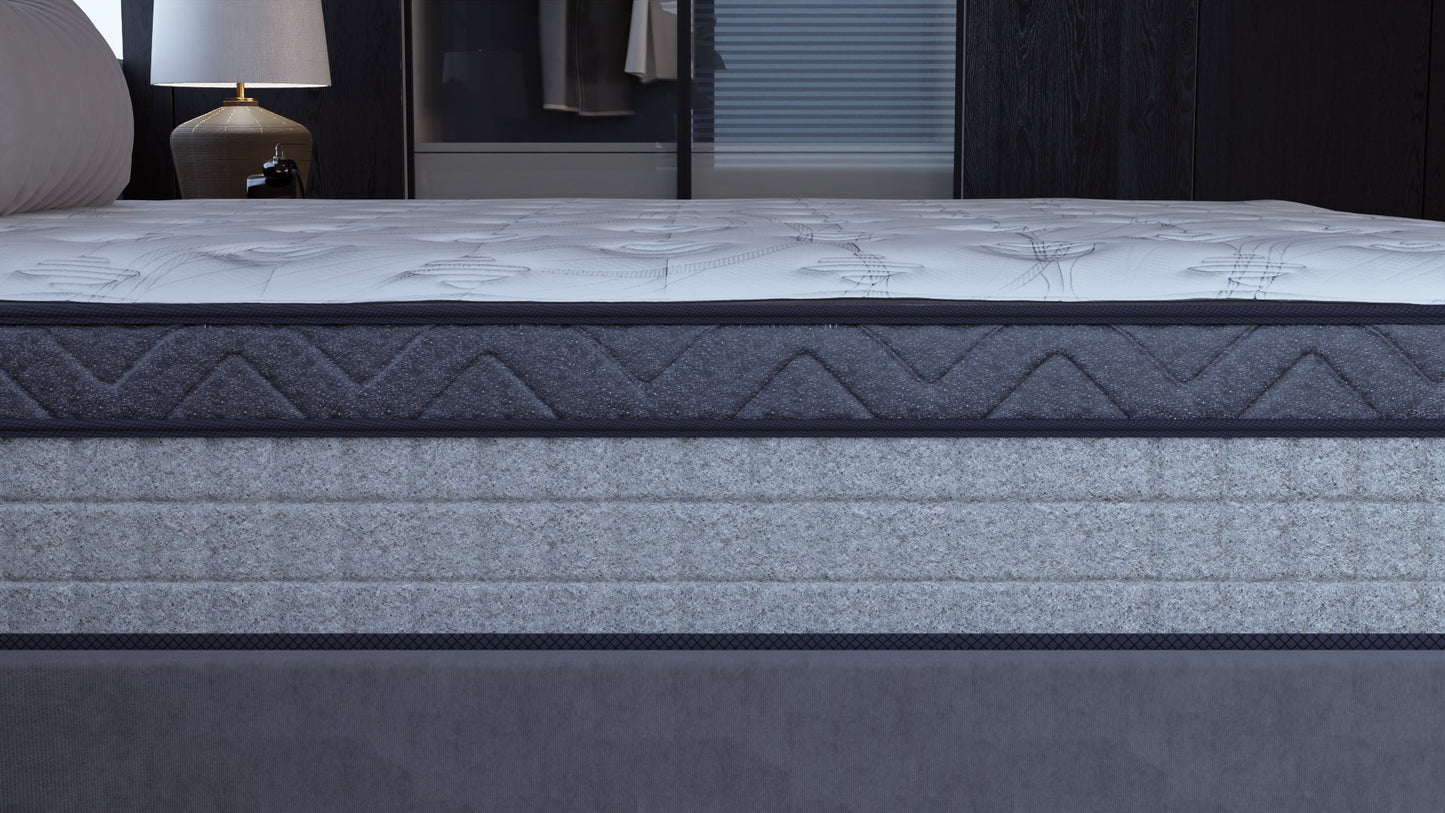 Nubba Deluxe 10, 12 & 14 - Inch Hybrid Mattress - Direct From Factory